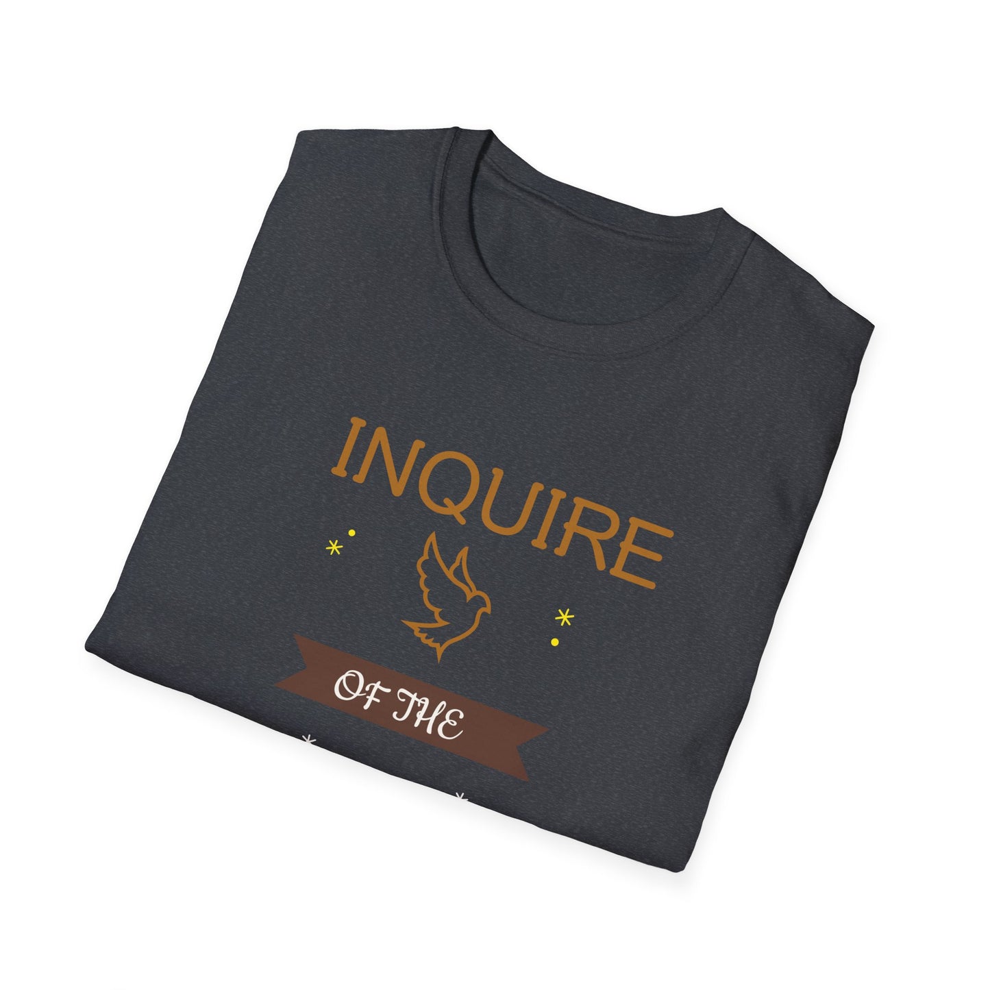 Inquire of the Lord T-Shirt - Unisex Softstyle Tee with Proverbs 3:5-6