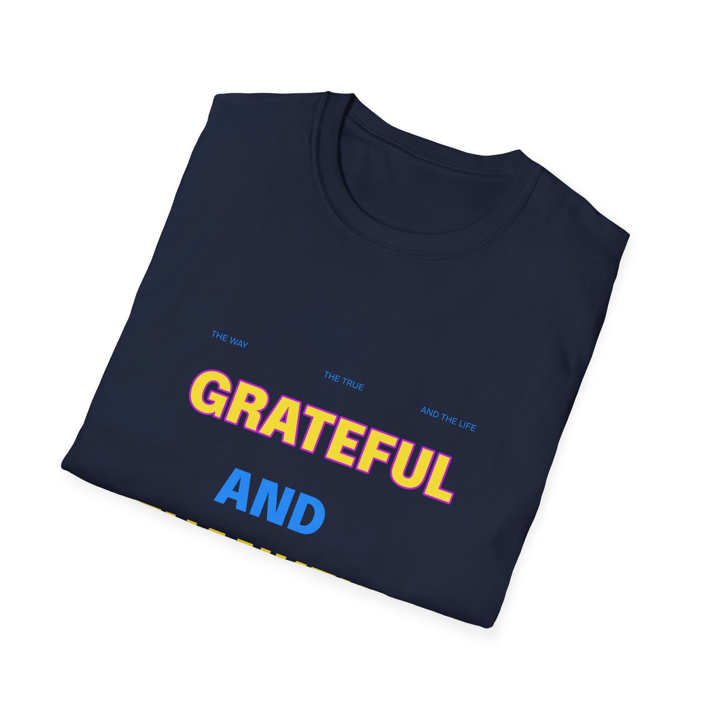 Grateful and Thankful Christian T-Shirt, Inspirational Tee, Faith Apparel, Gifts for Believers, Church Events, Casual Wear, [...]